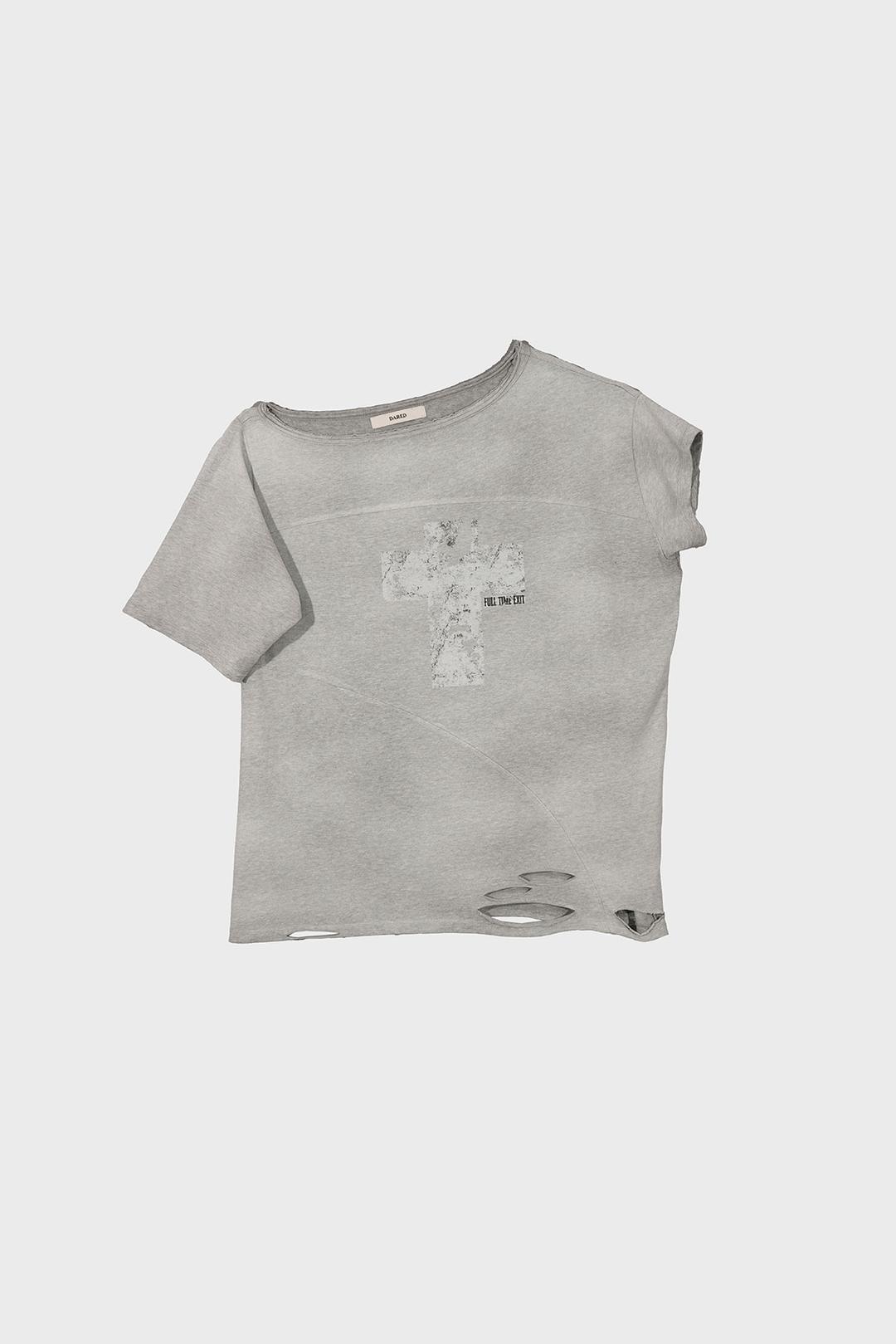 SCORED SLASH T-SHIRT