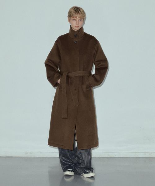 울하이넥로브롱코트_CTO126(브라운)