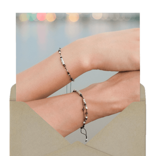 7月) 사랑을 말해요, couple line bracelets