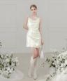Jeanne Satin Mini One-piece (Ivory)