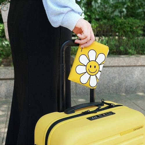 스마일 해킹방지 커플 가족 여권 커버  케이스 K