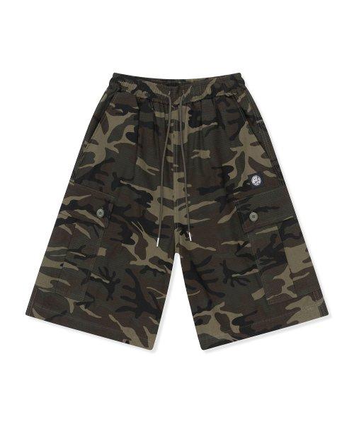 ODBC 립스탑 카모 버뮤다 카고 쇼츠