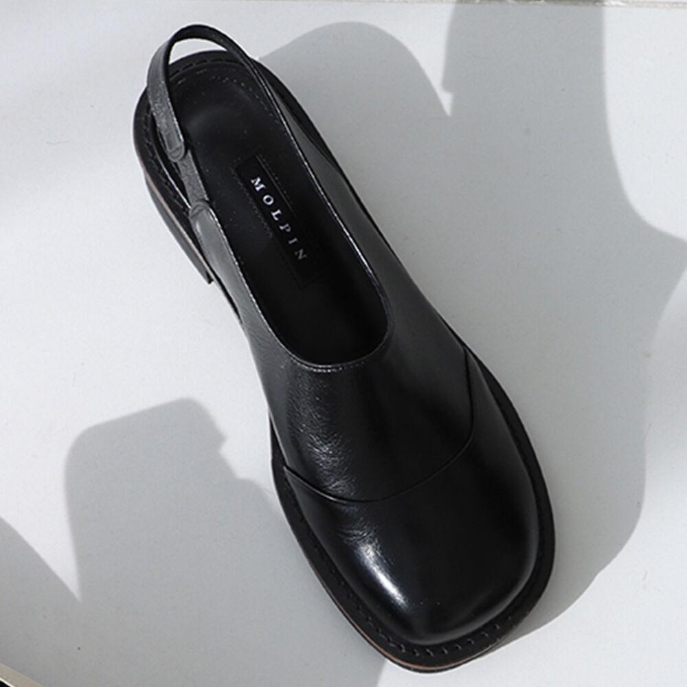 Tone On Backless Loafer_22006_black