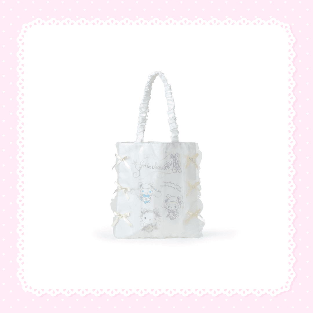 [산리오] 시로네코 발레리나 시리즈 토트백