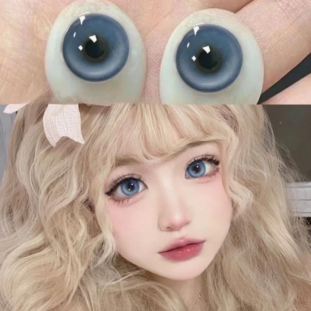 Blue Coconut Panna Cotta Contact Lenses(12 months wear)