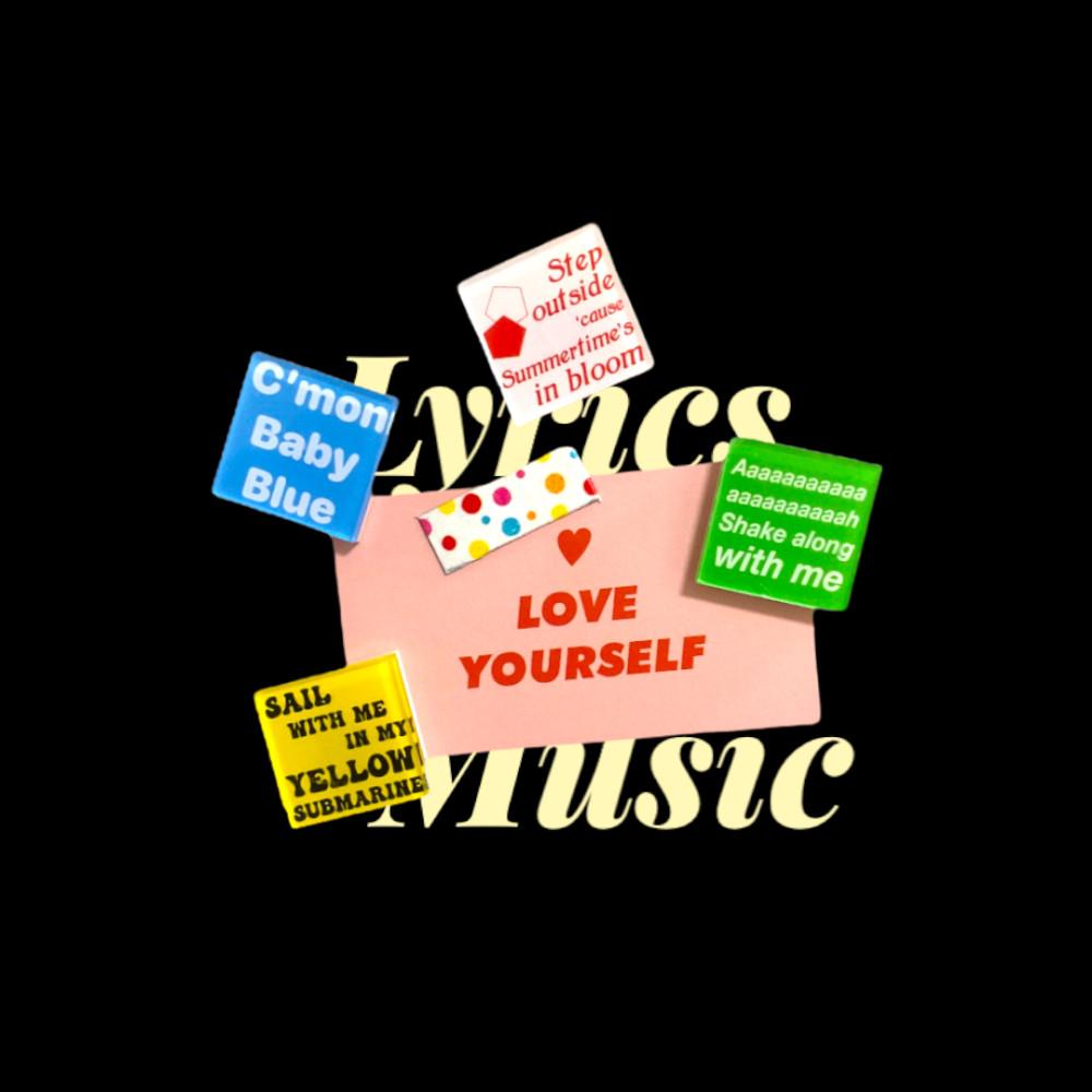 [리릭 마그넷] PVC 파우치 증정 냉장고 자석 아크릴 마그네틱 현관문 데코 오아시스 굿즈