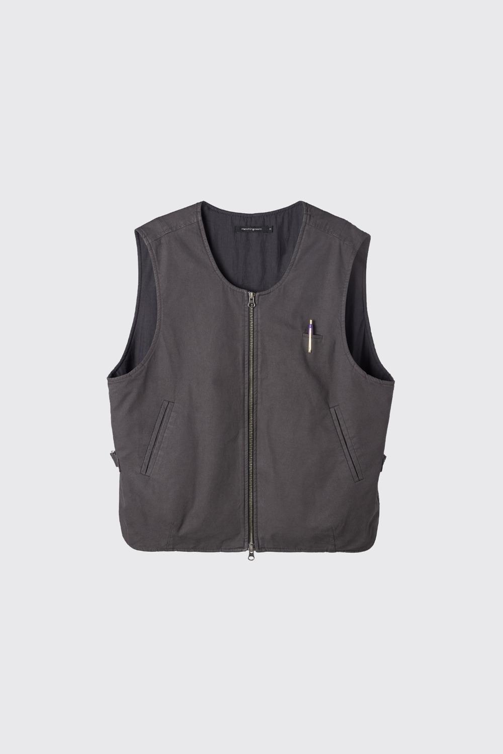 Layering Vest Charcoal