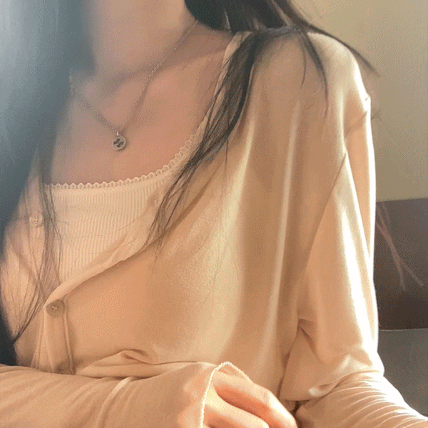 포밍뮤즈 [상체커버] 발레 텐셀 루즈핏 롱 가디건