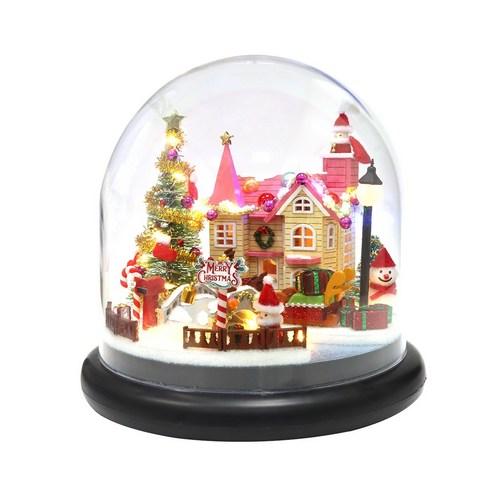 아디코 DIY 미니어처 돔 하우스 크리스마스 - DIY만들기 | 쿠팡