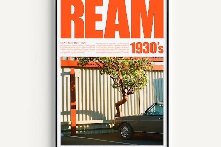 빈티지 컨템포러리 모던 미드센츄리 인테리어포스터 - Ream