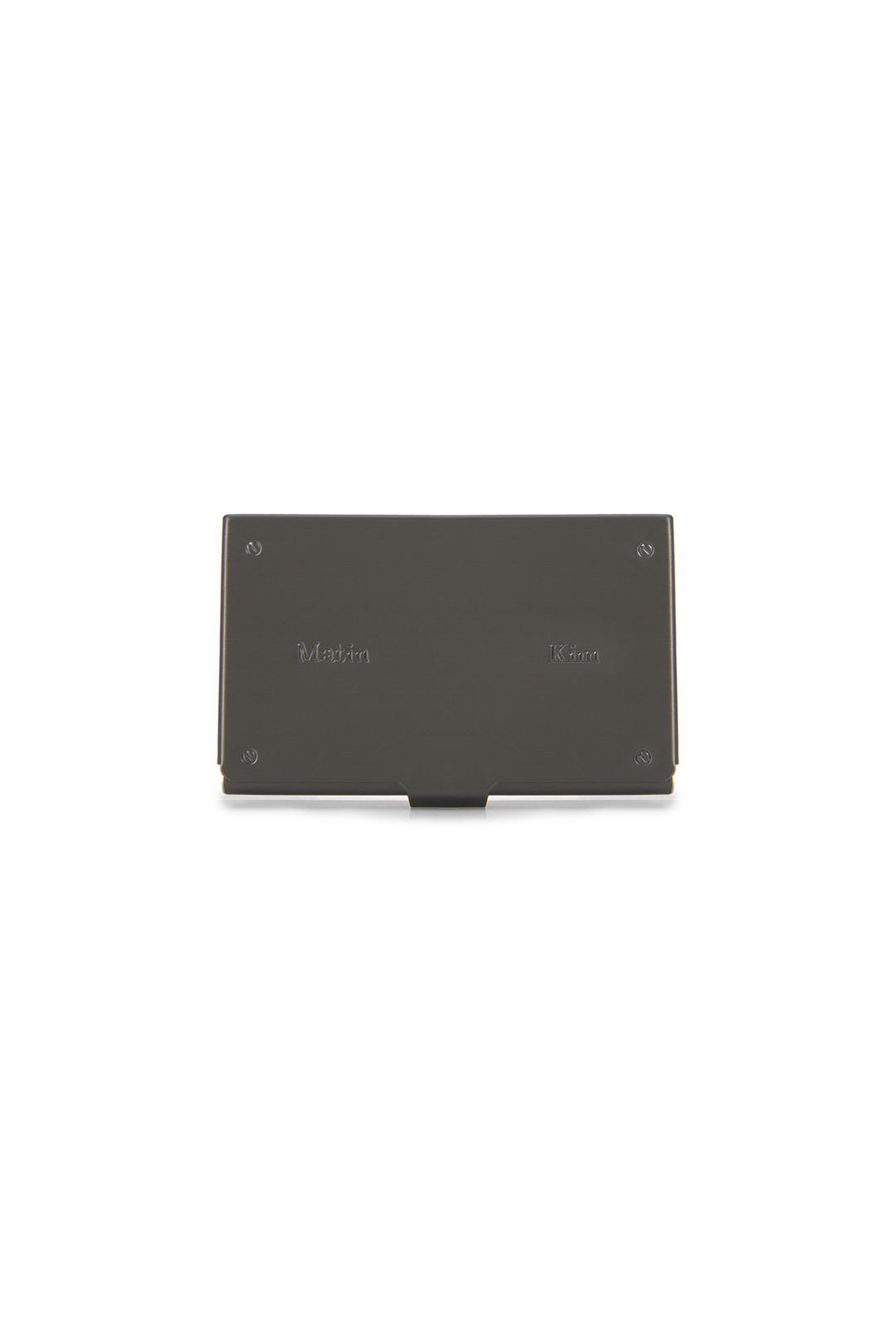 SIGNATURE METAL BUSINESS CARD CASE IN BLACK