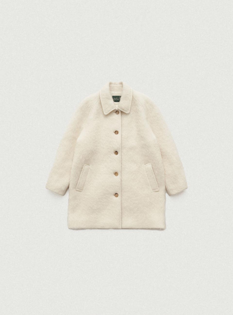 [12/13 14:00 Release] Snow White Half Balmacaan Coat