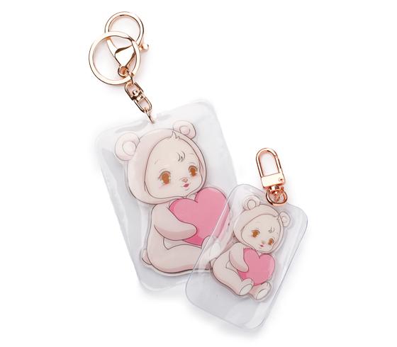 Acrylic keyring cover 키링커버 4매