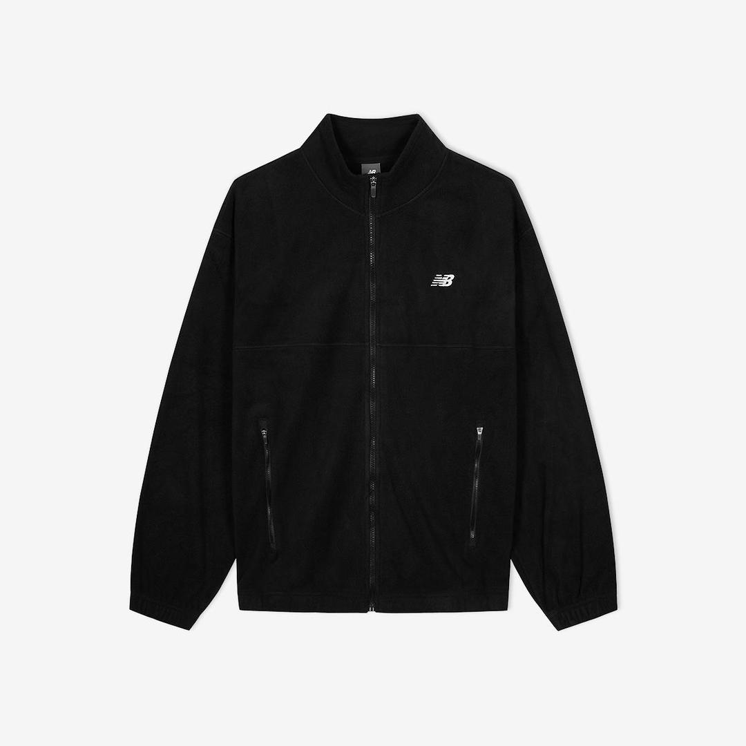 UNI ESS 플리스 스텐드넥 집업