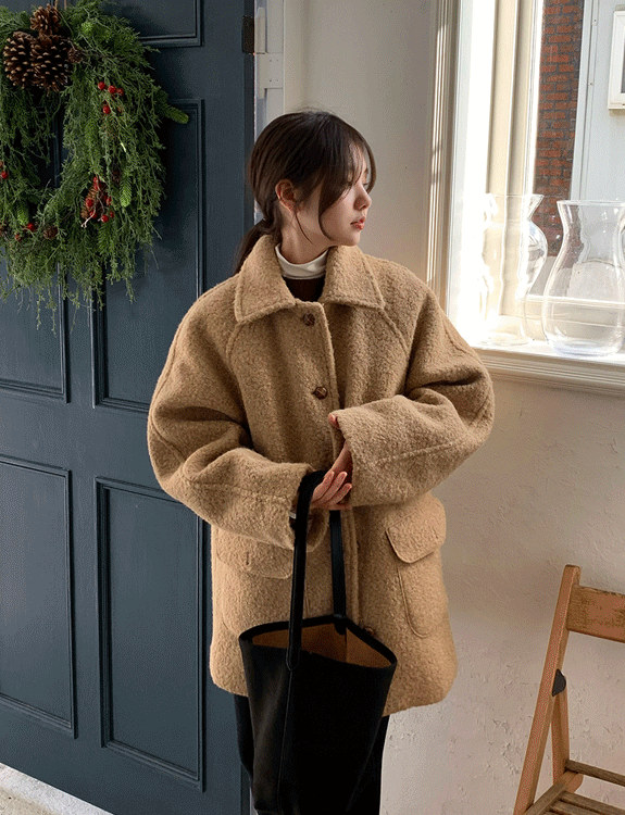 위드윤 테디 하프 코트