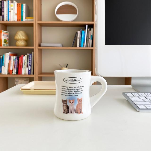 [스튜디홈 자체 제작] studihome Kitty mug 키티 머그컵