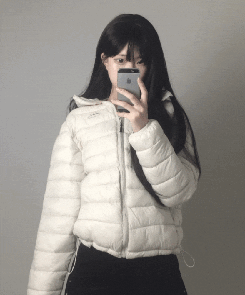 [5color/아방핏..] 하루 마운틴 스트링 경량 패딩