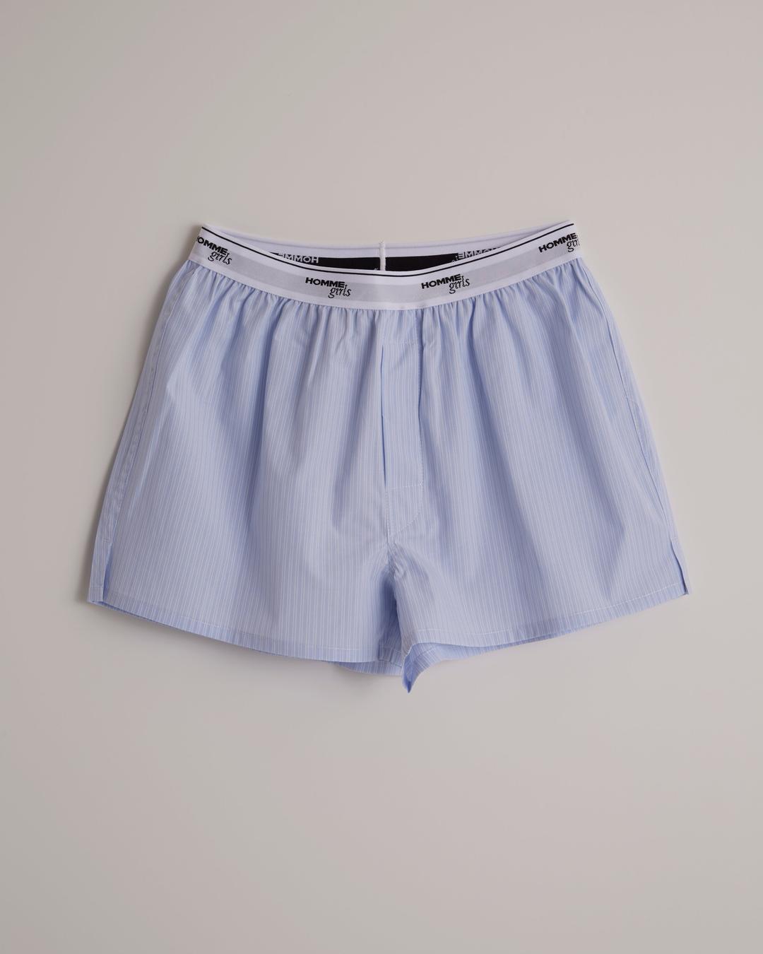 Ticking Stripe Boxer Shorts - Ticking Stripe / S