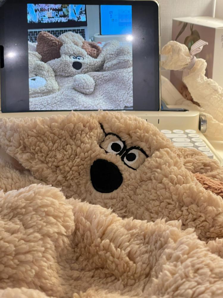 [시루야 겨울시즌한정] 강쥐 후드담요