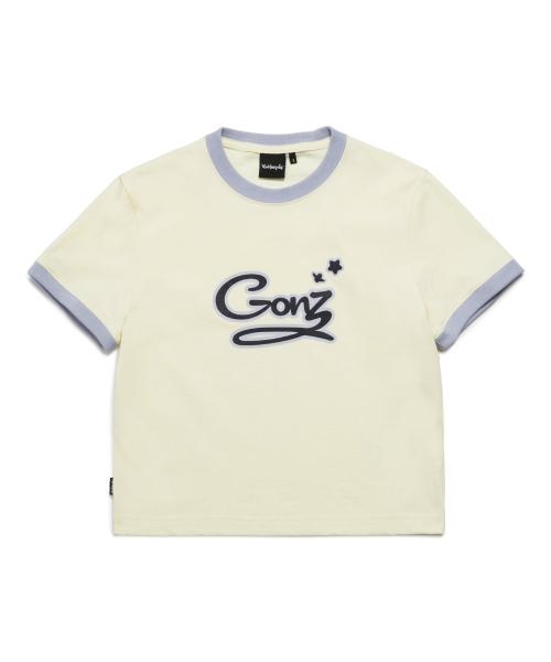 WOMENS GONZ RINGER T-SHIRT - IVORY