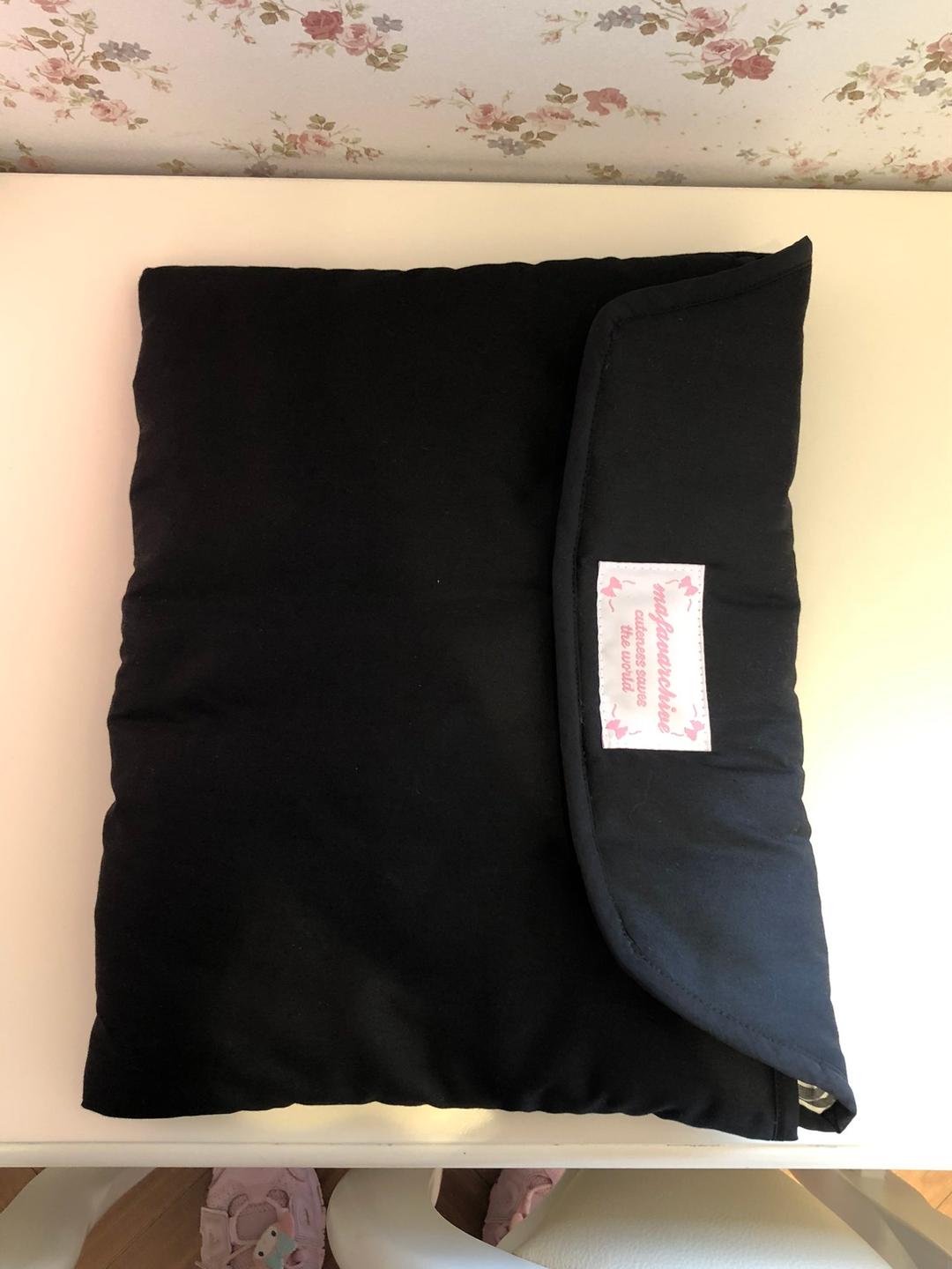 fluffy laptop pouch (black ver)
