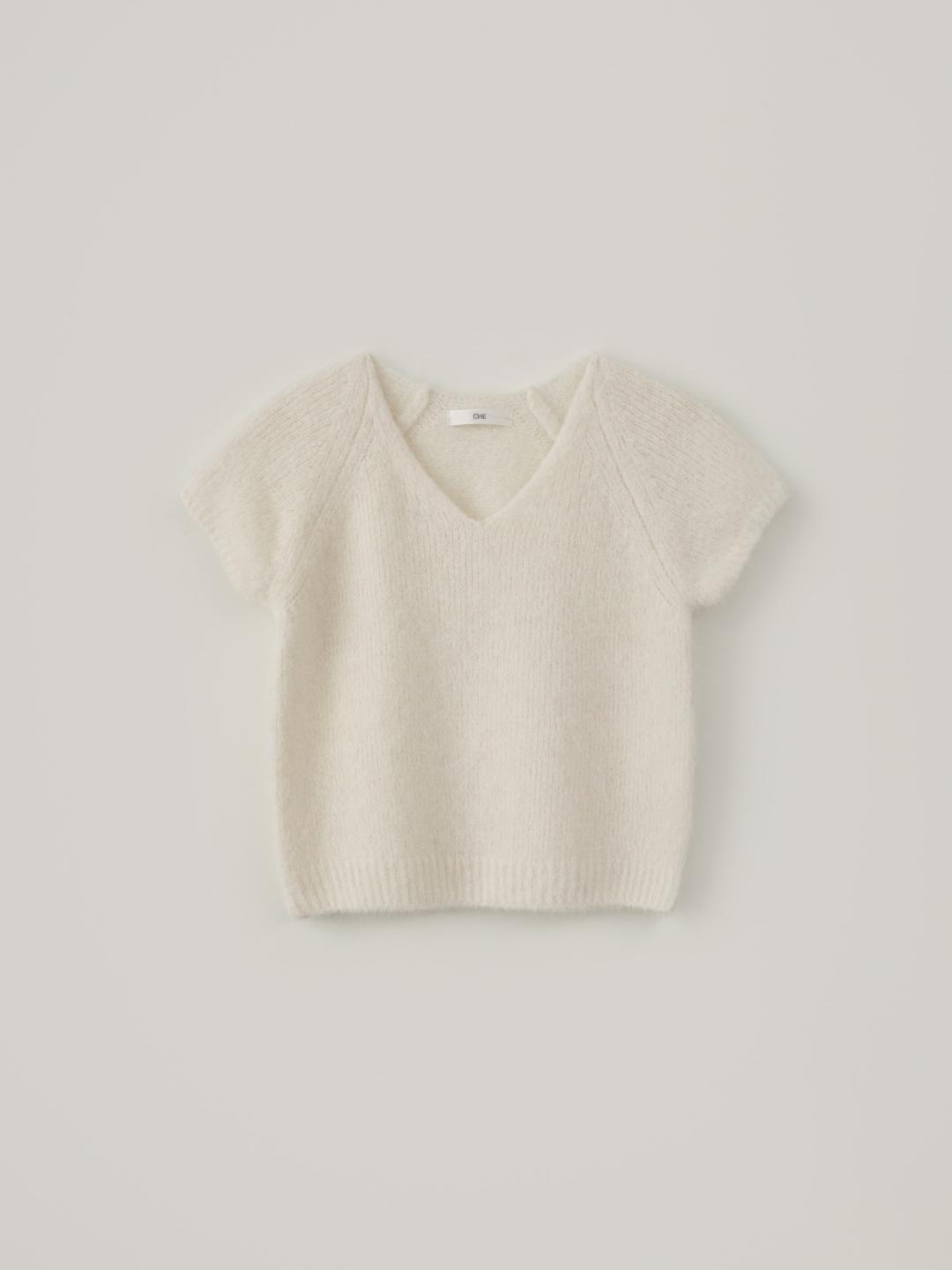 Mont Short Sleeve Knit - Ivory