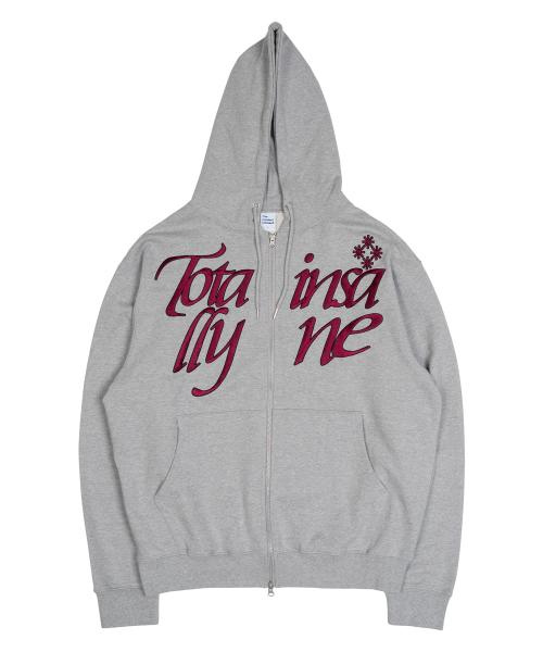 TCM totally hooded zip-up (grey)