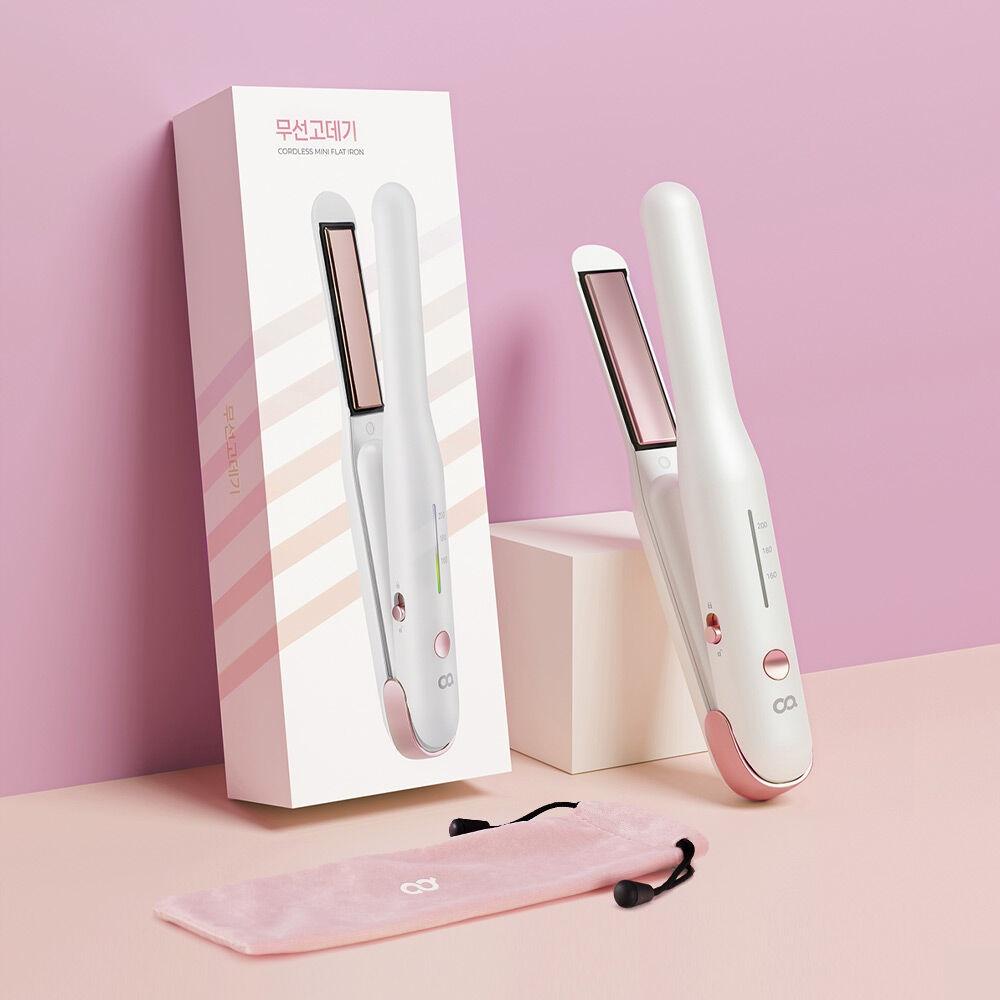 오아 무선 고데기 매직기 볼륨 헤어 미니 고대기 여자 남자 전문가용 앞머리 판 고데기