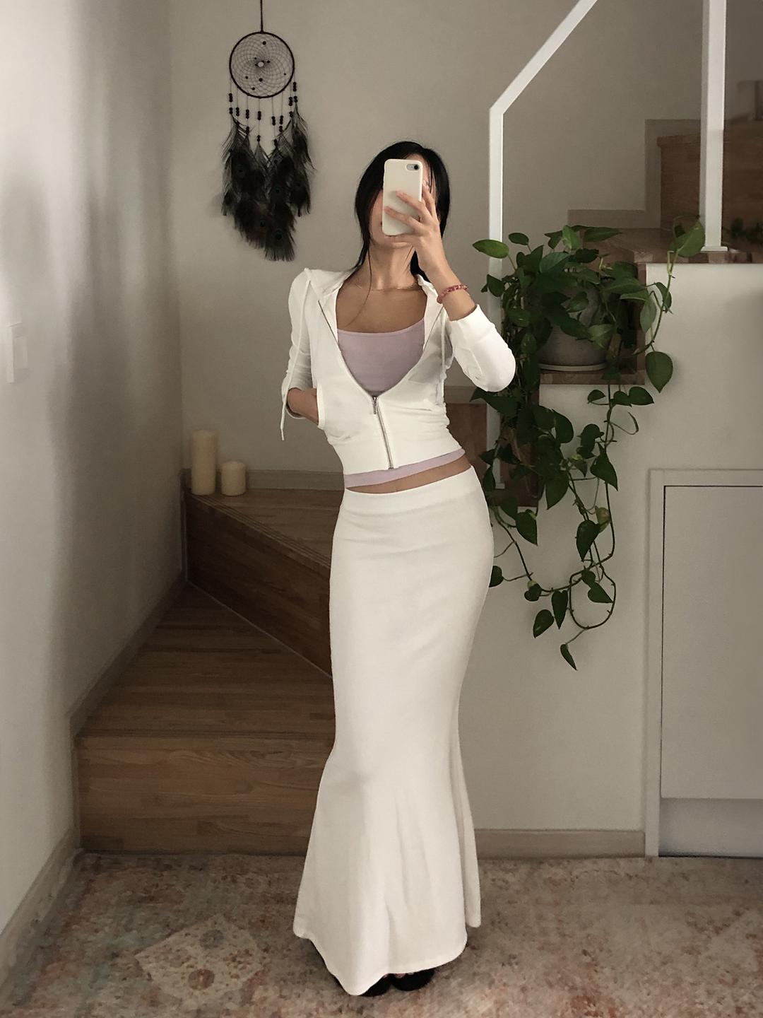 Soft Mermaid Skirt (4color)   그레이 당일 출고