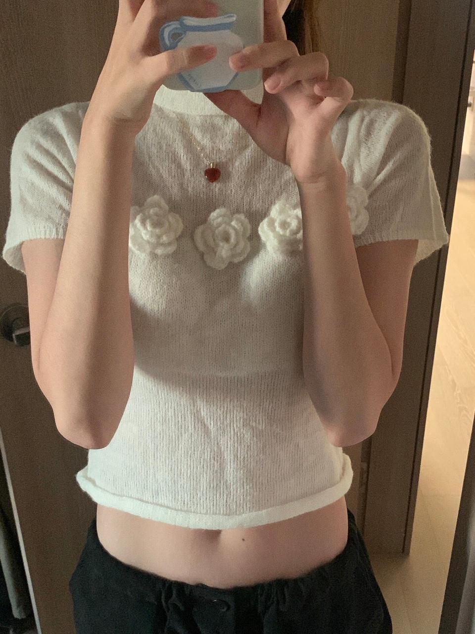 rose crochet knit