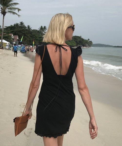 BACKLESS ONEPIECE-VLMWO10BK