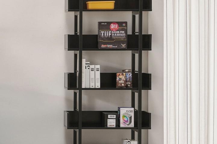 제련공단 철제 책장 진열장 사각 W800 5단 10colors 거실 서재 책꽂이 북선반