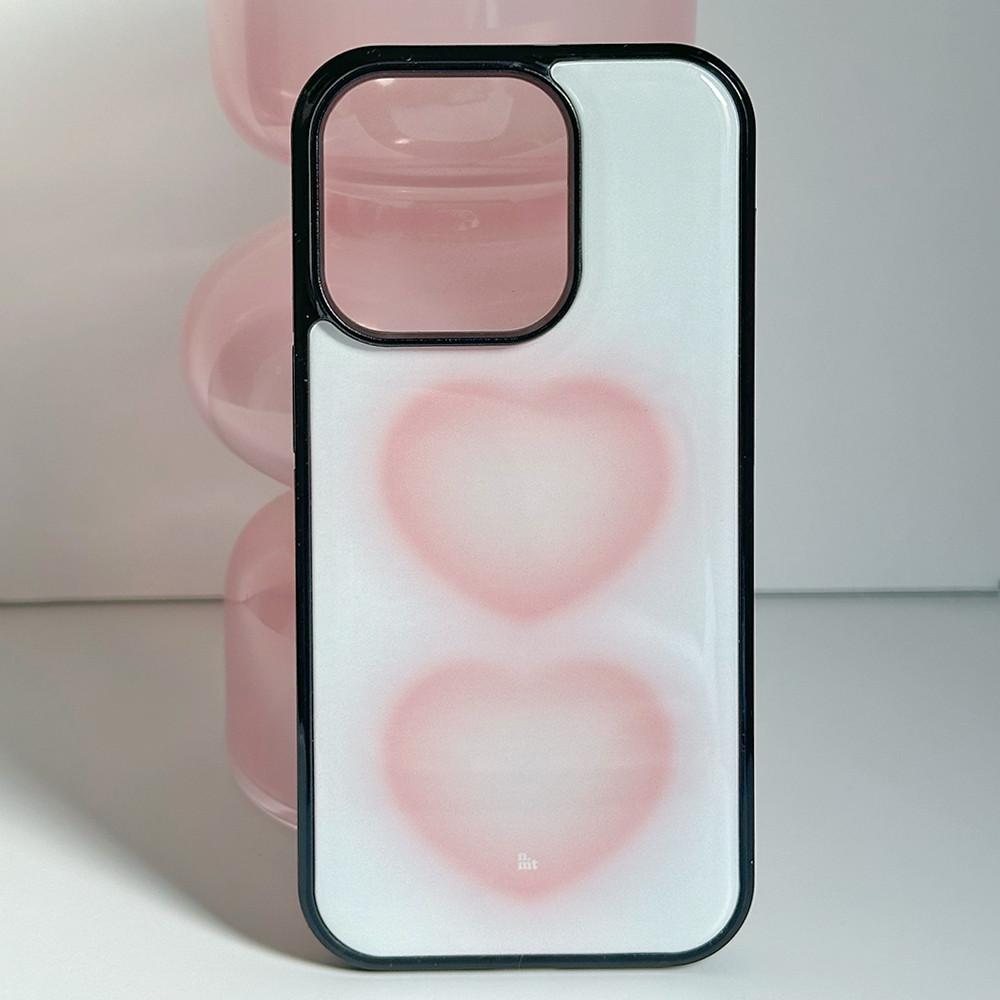 [나인모먼트] blur heart 하트 에폭시케이스 아이폰 14 PRO