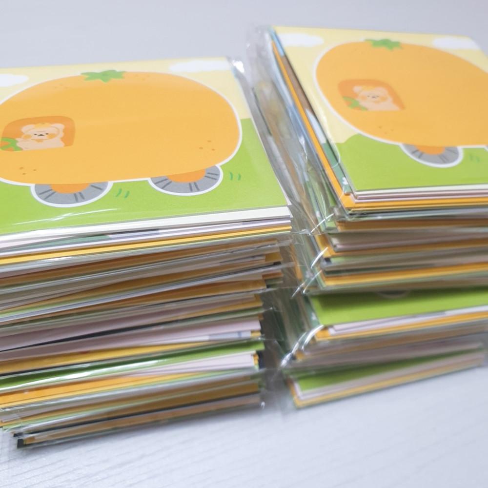 올 캐릭터 떡메믹스 무중복 200장 떡메모지믹스팩