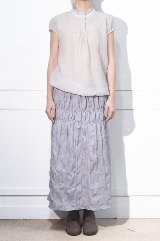 smoke long skirt (2color)