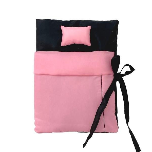 PUFFY BED BOOK (pink/black)