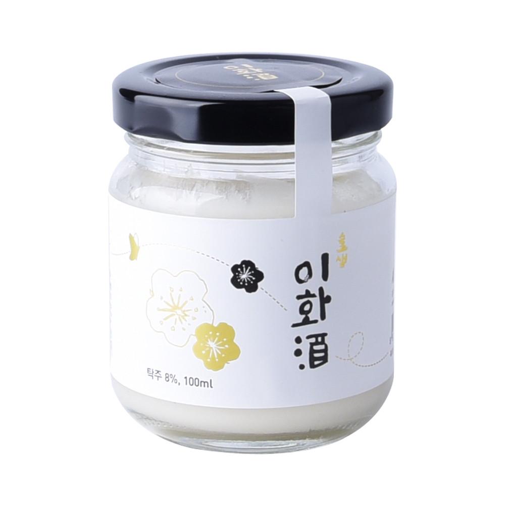 술픽 술샘 이화주 8도 100ml 떠먹는 막걸리