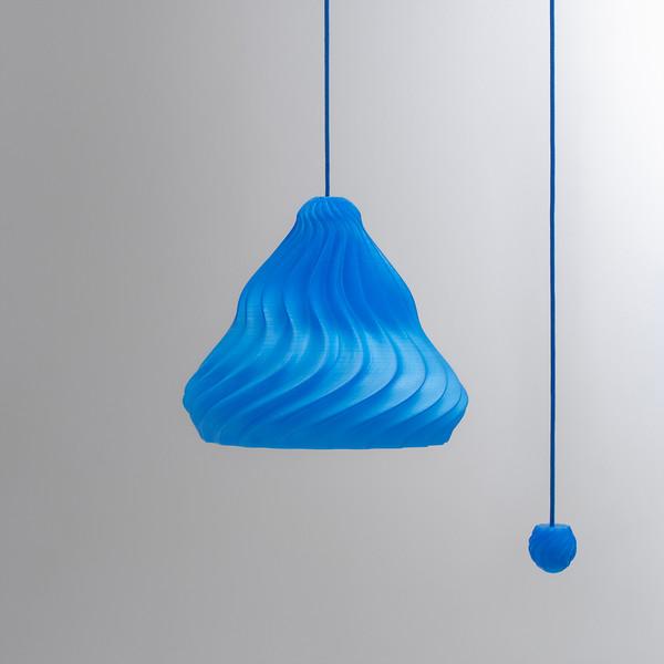MERINGUE LAMP BLUE