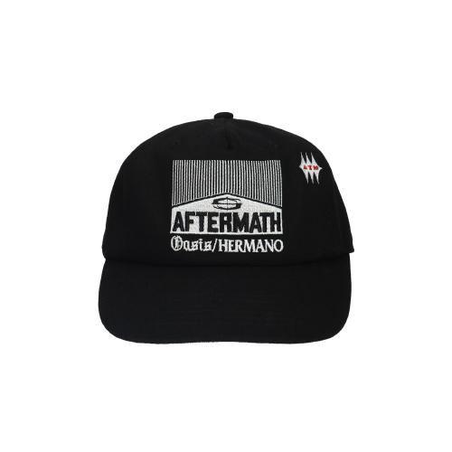 CIGAR 5 PANEL BALL CAP [BLACK]