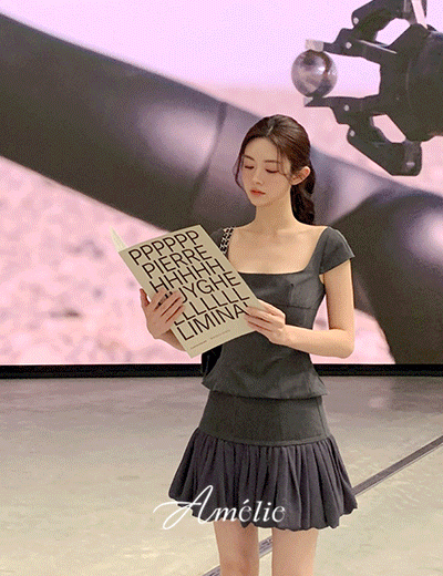 밀크코코아 Amelie line.le blouse/단독주문시 3일이내 발송♥