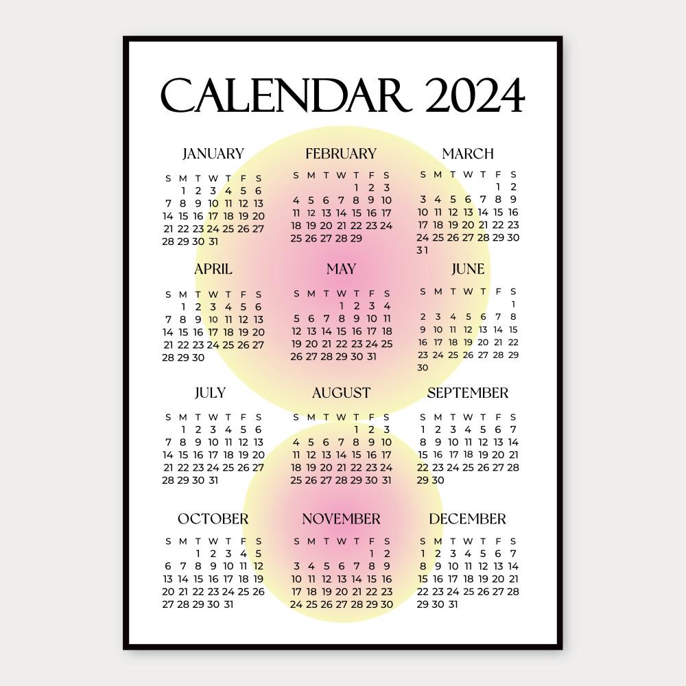 2024 pink poster 핑크 포스터