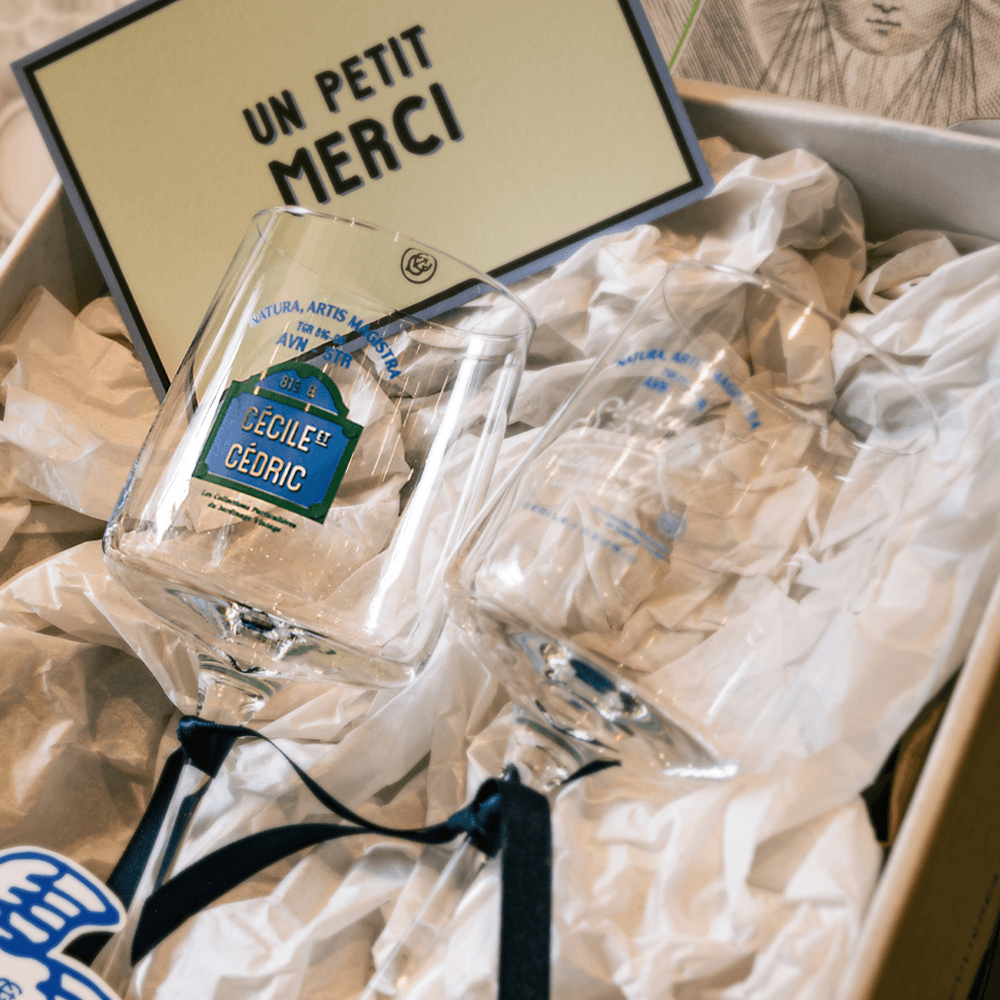 Cecile & Cedric 와인잔 2종 선물 세트