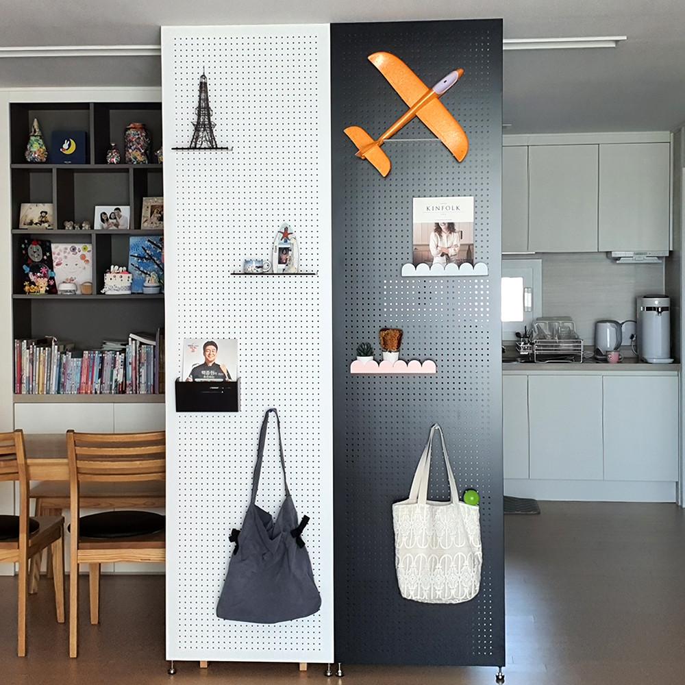 타공판나라 가벽 인테리어 설치 철제 파티션 사무실 셀프