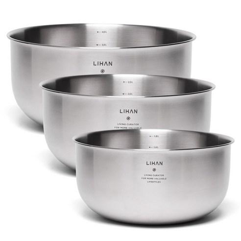 리한 본 스텐 3P 세트 - 믹싱볼/양푼 | 쿠팡