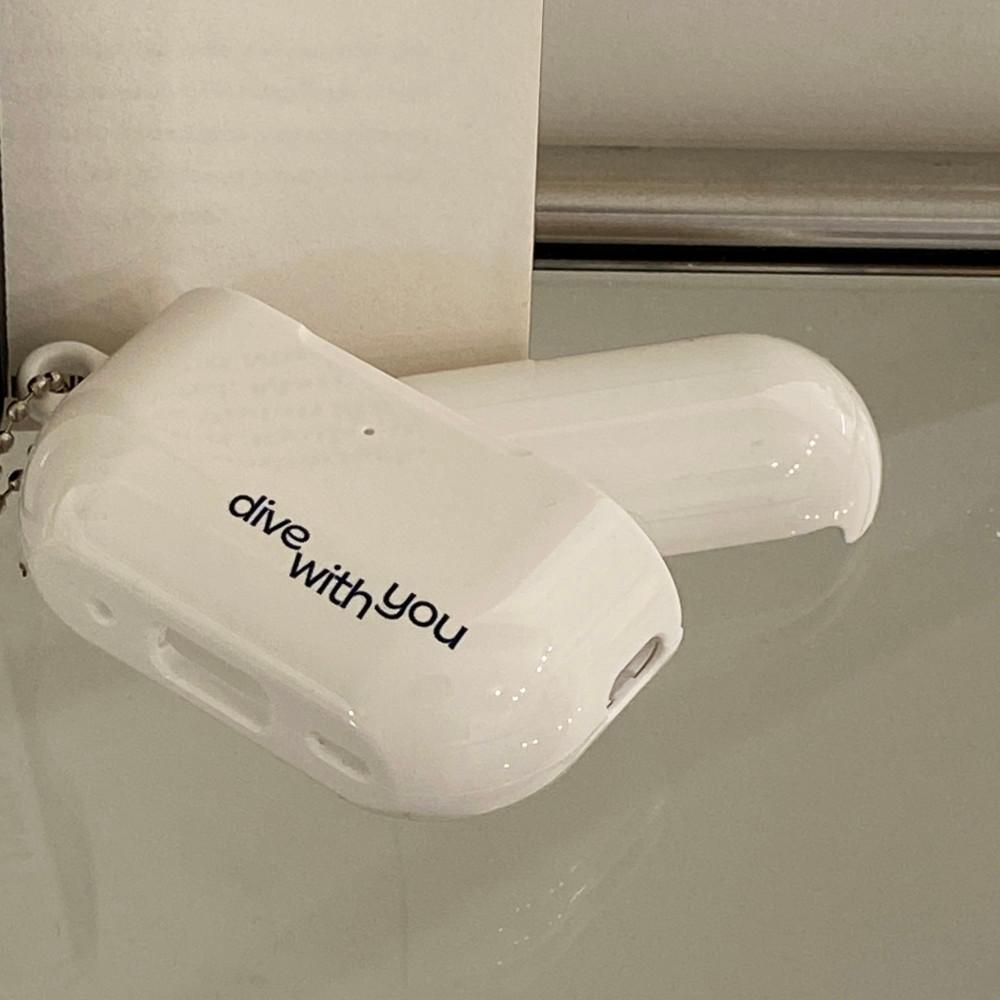 포프트 dive with you 유광 하드 에어팟 프로2세대 케이스