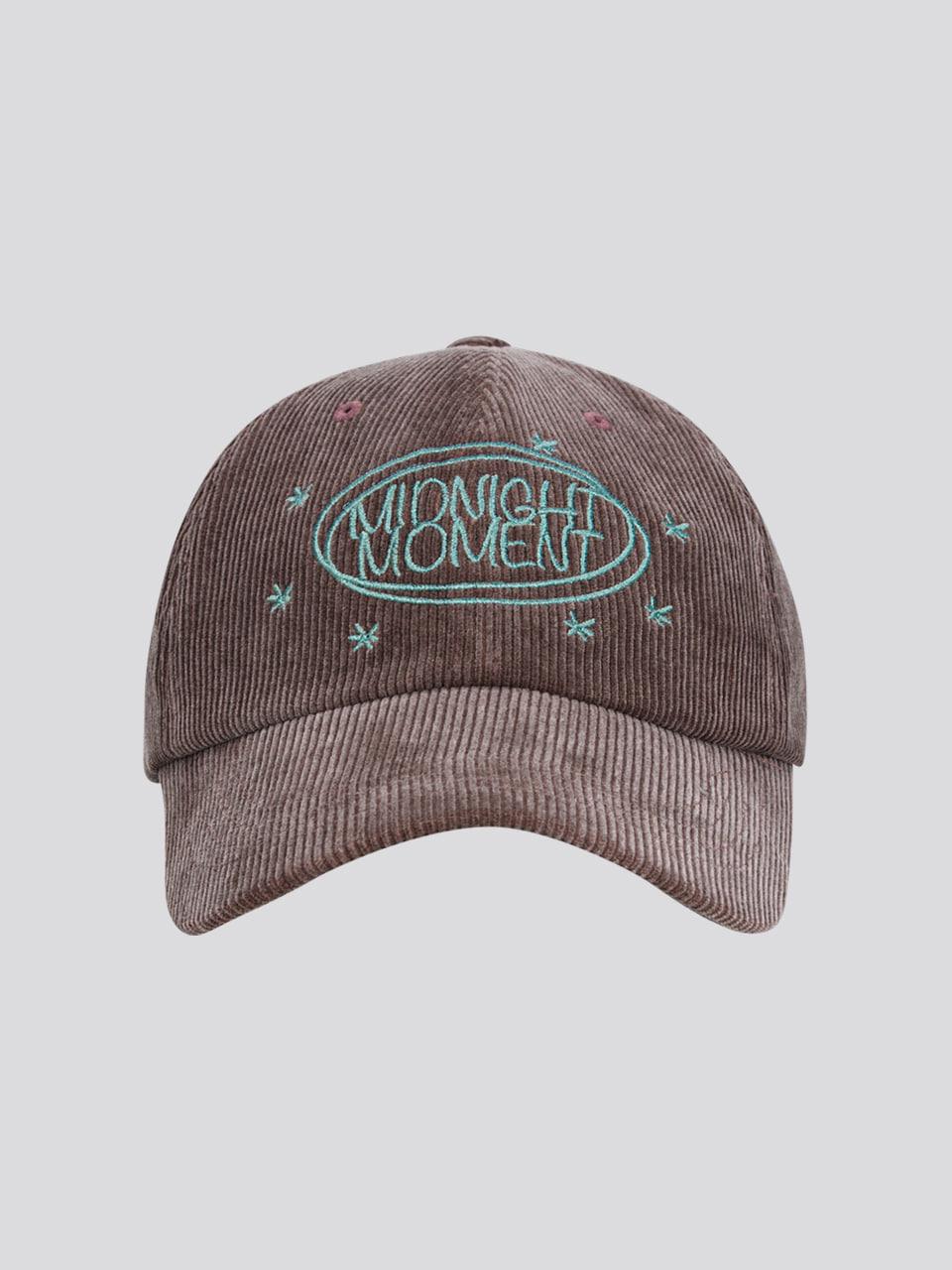midnight corduroy ball cap - brown