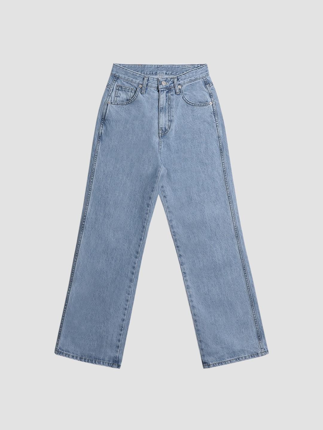 블랑 연청 와이드 데님