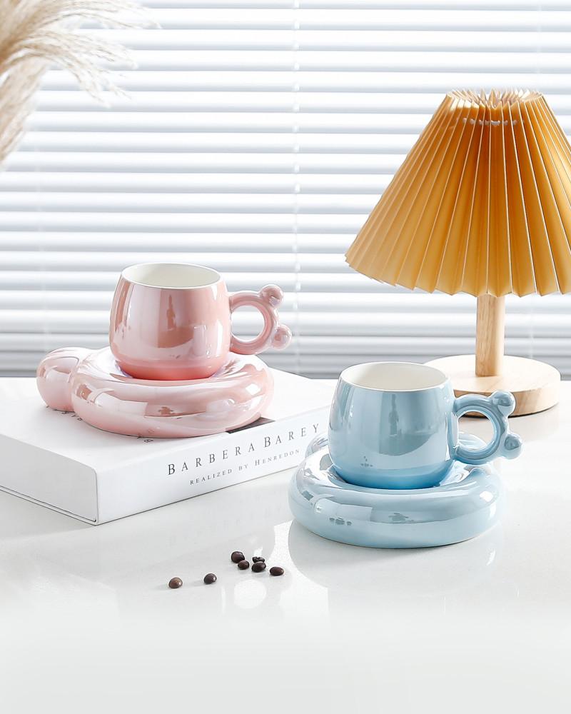 귀여운 통통 입체 곰돌이  커피잔 세트 찻잔 머그