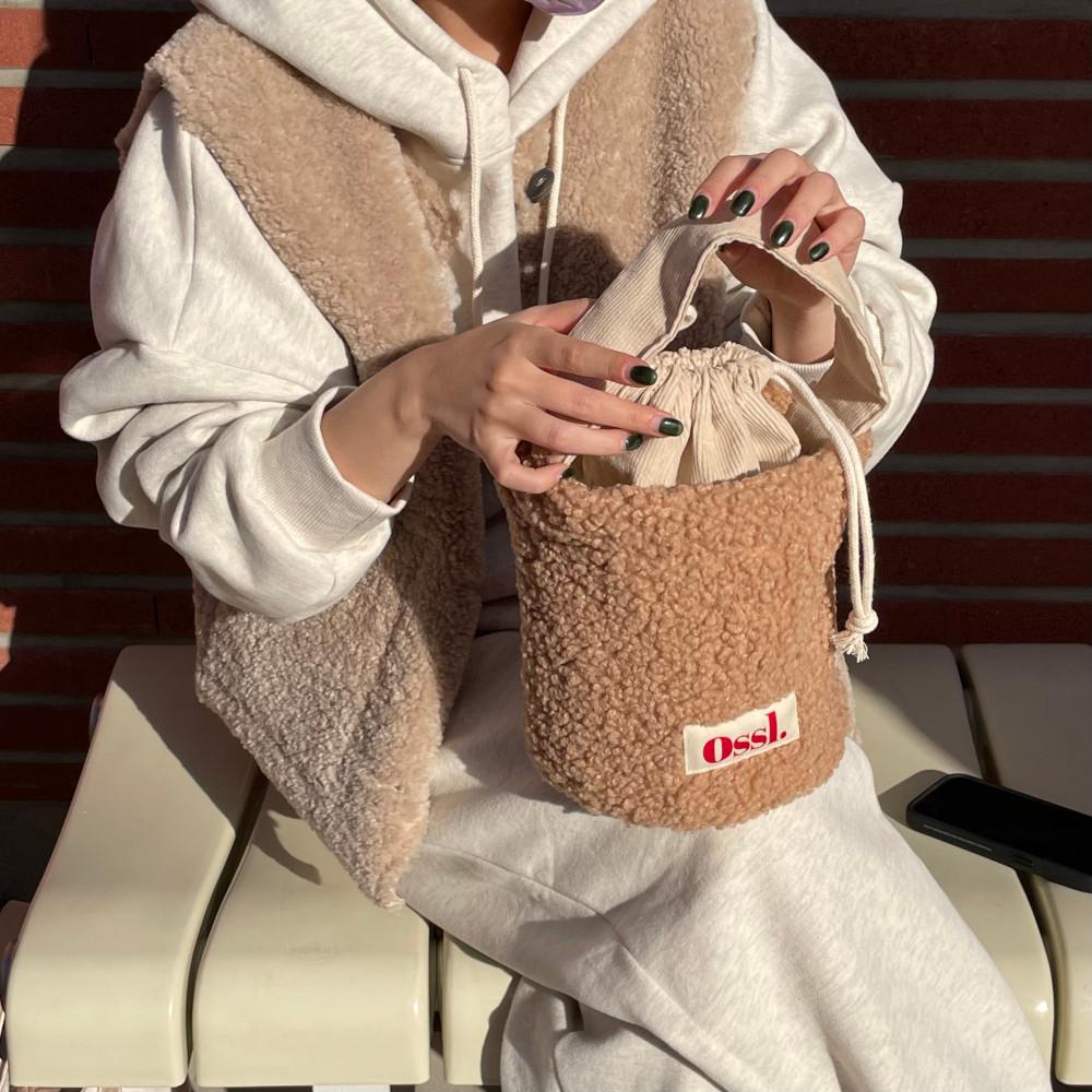 [Ossl] 오슬 핸드메이드 비숑 미니 조리개 토트백