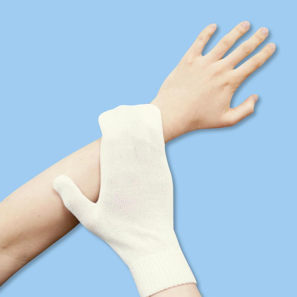 정준산업 오리발 요술때밀이 장갑 - 화이트 흰색 샤워 스크럽 때르메스 단골공장